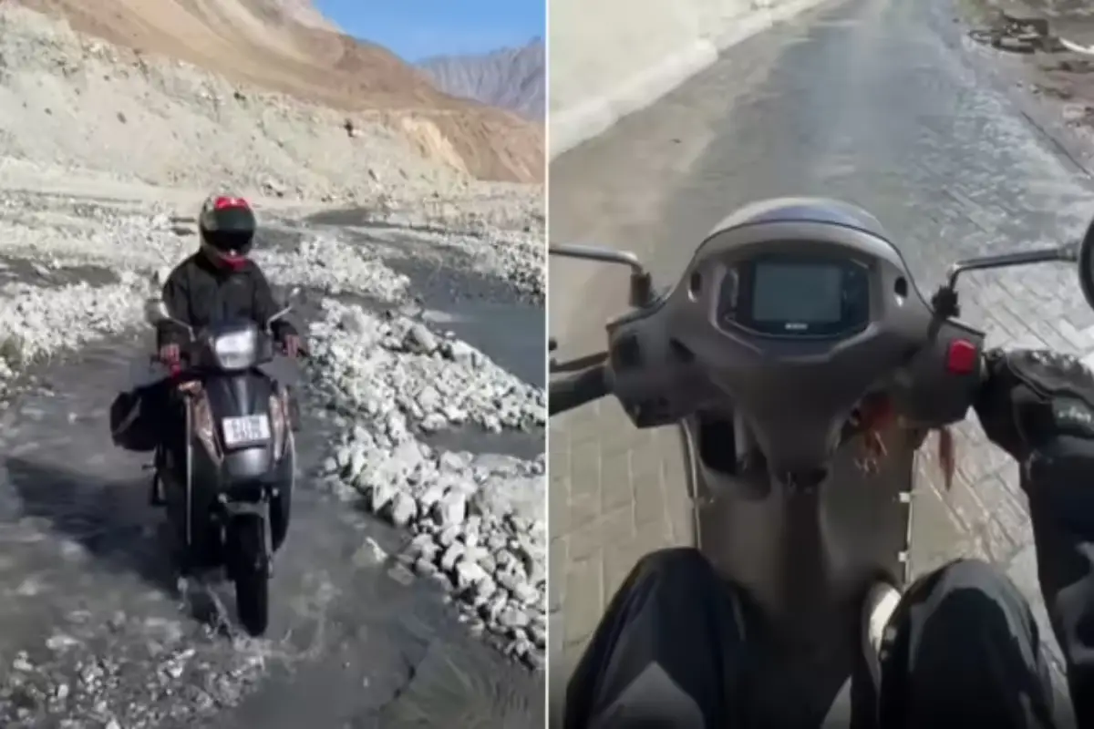 Ladakh Trip on Scooty